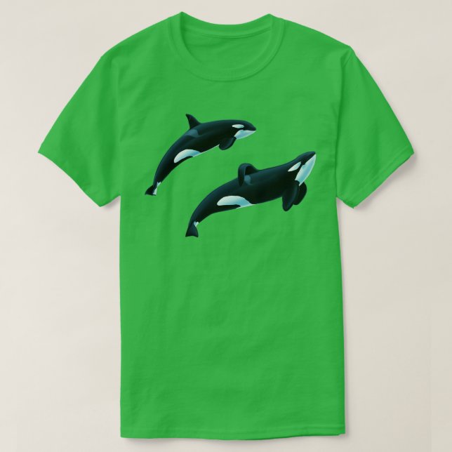 Camiseta Shouka e Keet Orcas (Frente do Design)
