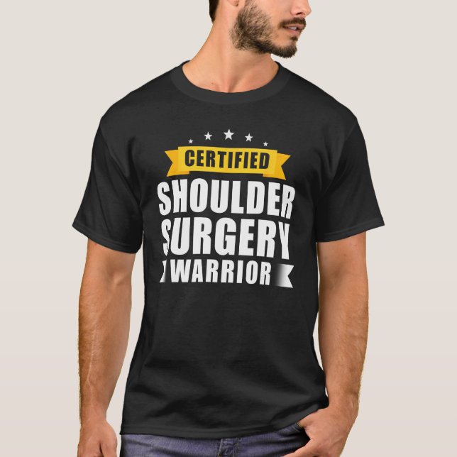 Camiseta Shoulder Surgery Survivor Recovery Humor Get Well (Frente)