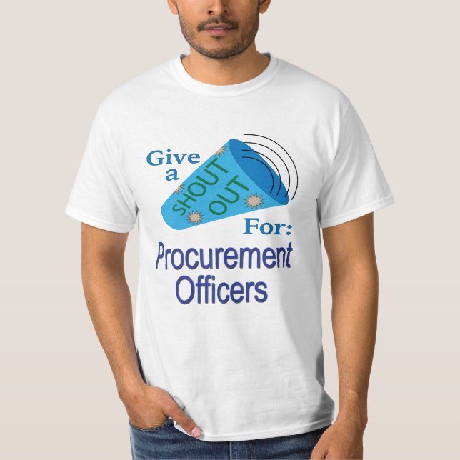 Camiseta Shout for Procurement Officer (Frente)