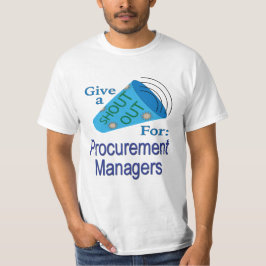 Camiseta Shout Out for Procurement Managers