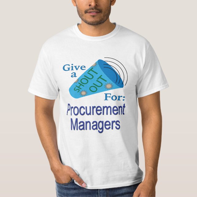 Camiseta Shout Out for Procurement Managers (Frente)