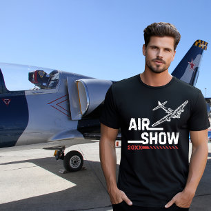 Camiseta SHOW AÉREO B-17 Avião Antigo da II Guerra Mundial,