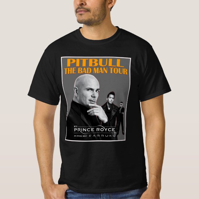 Camiseta Show clássico de pitbull (Frente)