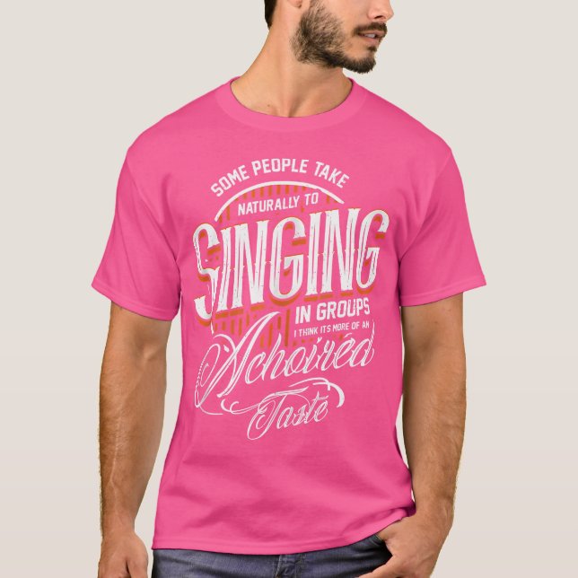 Camiseta Show Corir Design Para Cantora De Ópera - Cantando (Frente)
