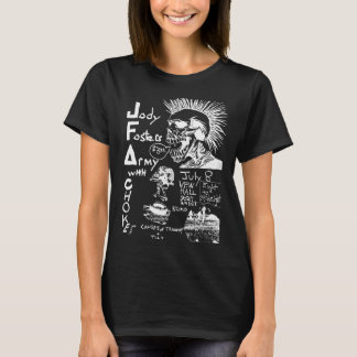 Camiseta Show de punk retrô: Exército de Jody Foster