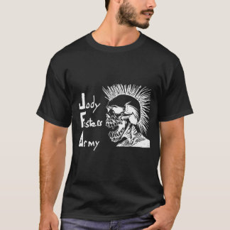 Camiseta Show de punk retrô: Exército de Jody Foster (crâni