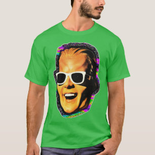 Camiseta Show de TV de Recorte do HEADROOM 80s