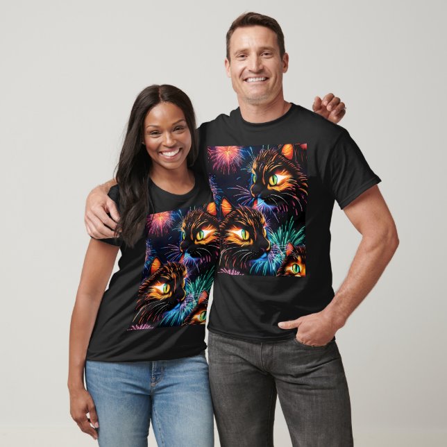 Camiseta Show do Cats Fireworks (Unissex)