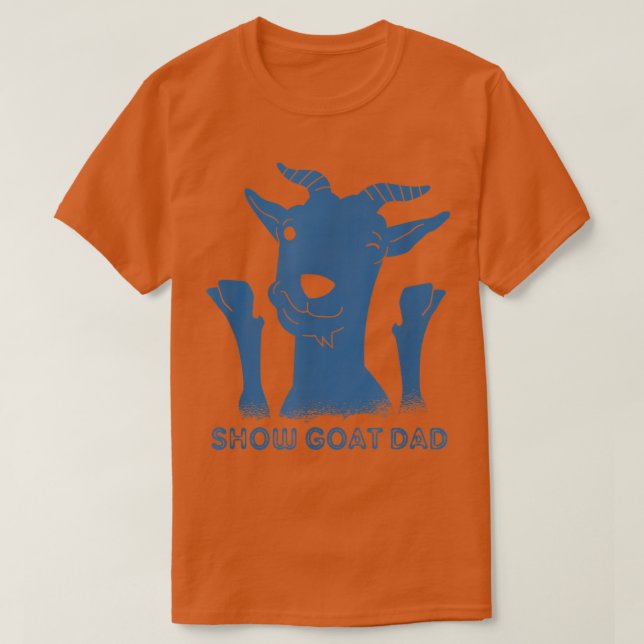 CAMISETA SHOW GOAT DAD  FUN FOR GOAT OWNERS & FARMERS  (Frente do Design)