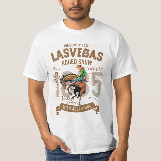 Camiseta Show T-Shirt Las Vegas Rodeo (Frente)