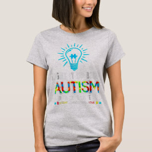Camiseta Show your support to autism mom, dad, grandpa, gra