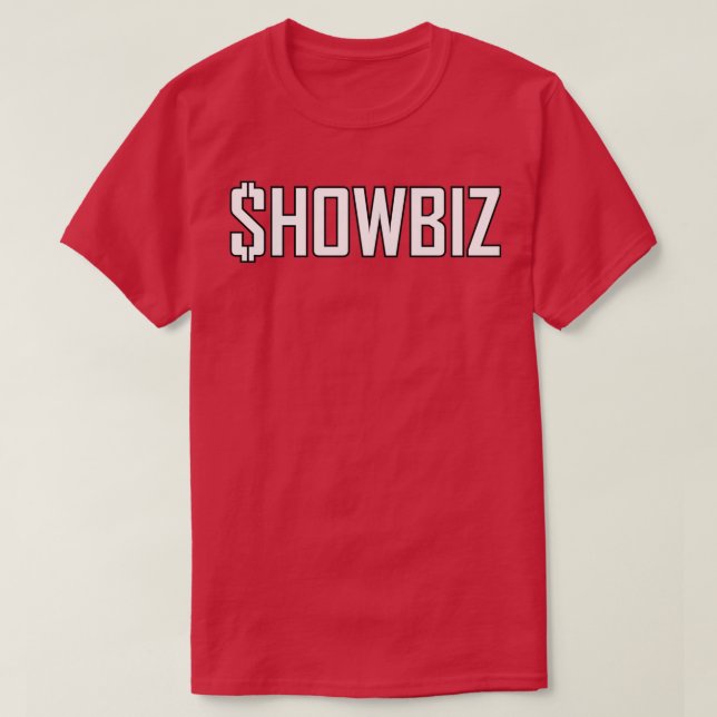 Camiseta Showbiz White (Frente do Design)