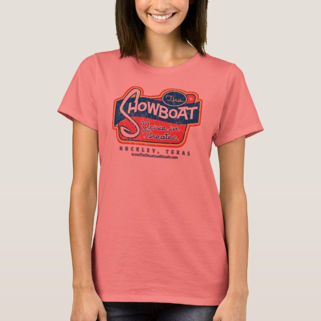 Camiseta Showboat Drive In Weathered Ringer Tee (Frente)