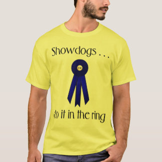 Camiseta Showdogs fá-lo no anel