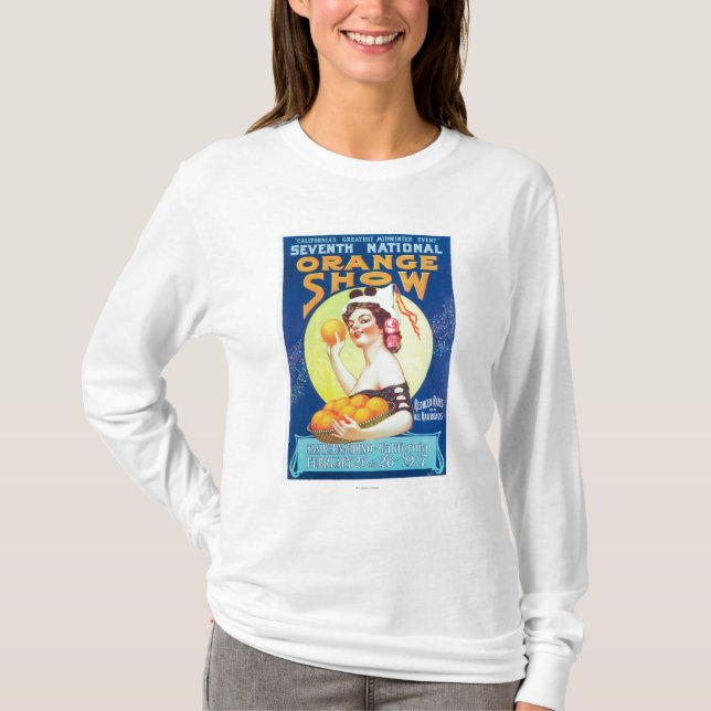 Camiseta ShowPoster alaranjado nacional #3 (Frente)