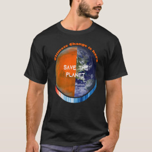 Camiseta ShowYourStripes u2013 SALVE A mudança climática do