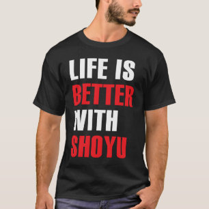 Camiseta Shoyu Soy Sauce Comida asiática japonesa