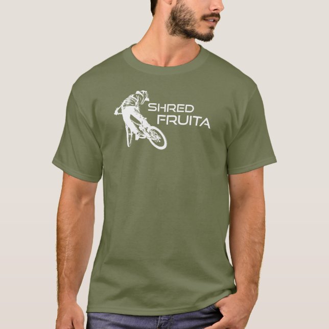 Camiseta Shred Fruita Colorado Mountain Biking (Frente)