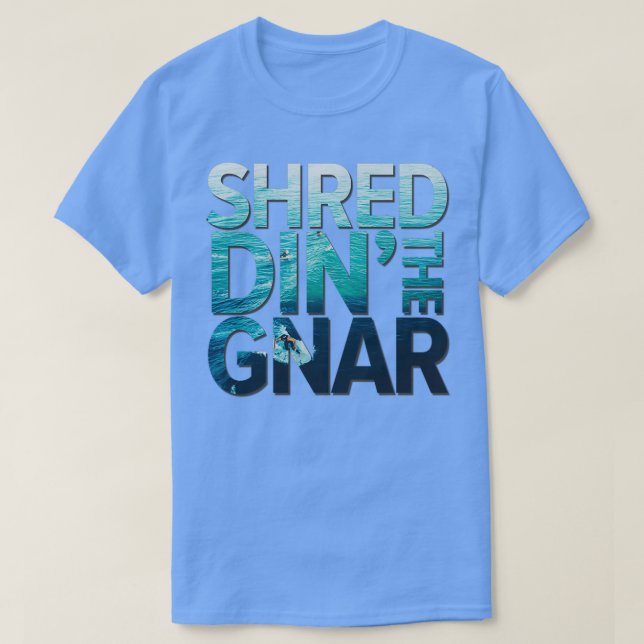Camiseta Shreddin The Gnar Surf (Frente do Design)
