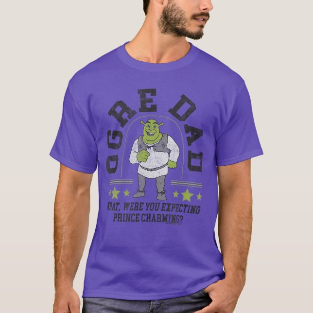 Camiseta Shrek Fathers Day Ogre Dad Prince Charming Quote g (Frente)