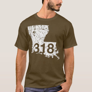Camiseta Shreveport Ruston Tallulah Area Code 318 , Louisia