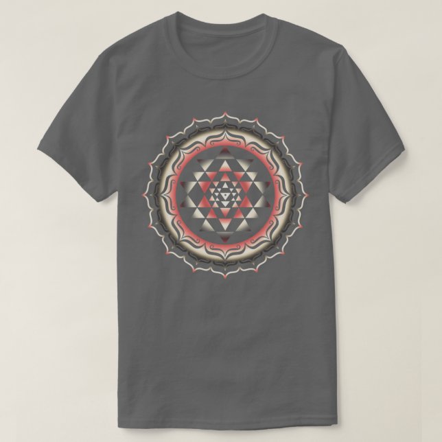 Camiseta Shri Yantra Yoga Buddhismus (Frente do Design)