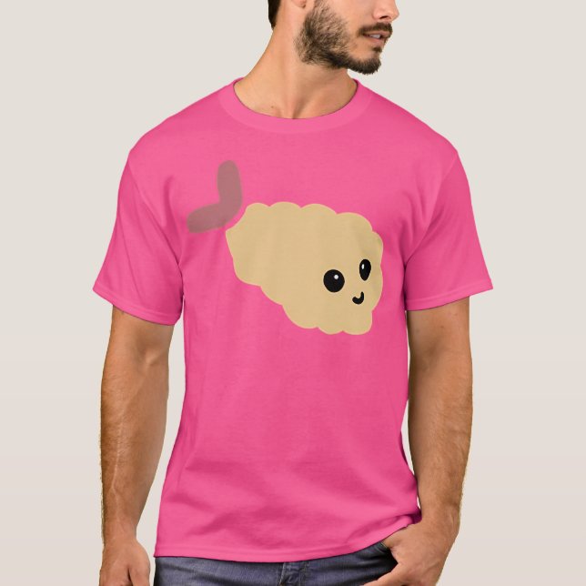 Camiseta Shrimp Kawaii (Frente)