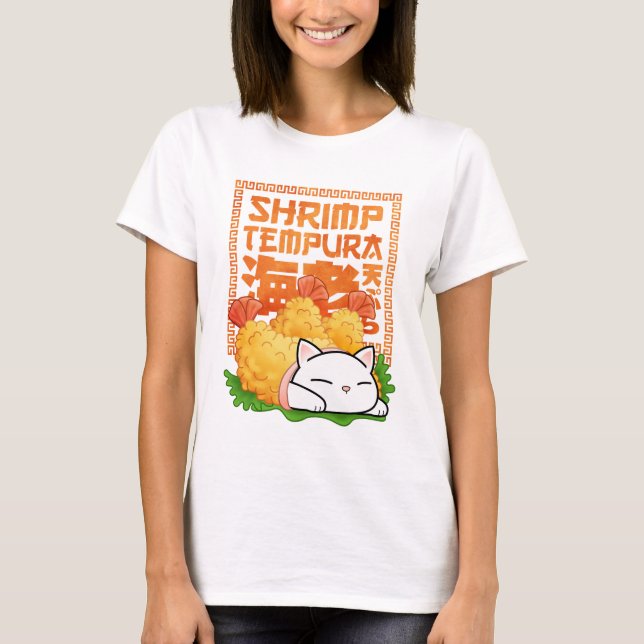 Camiseta Shrimp Tempura Cat (Frente)