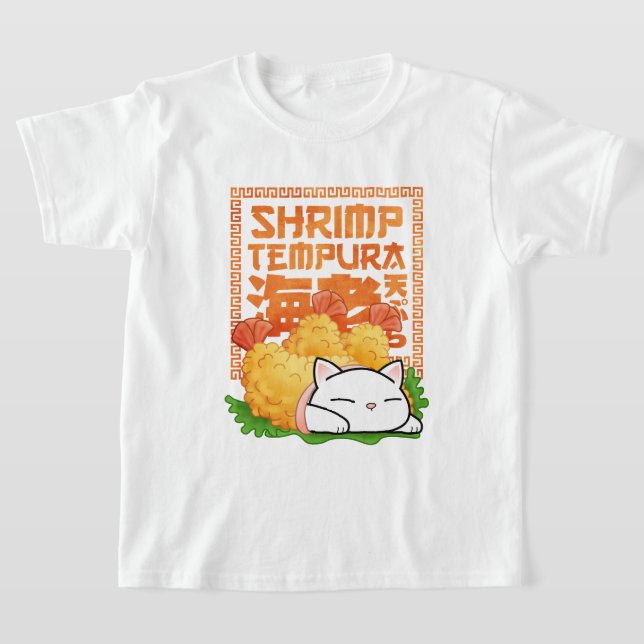 Camiseta Shrimp Tempura Cat (Postura )