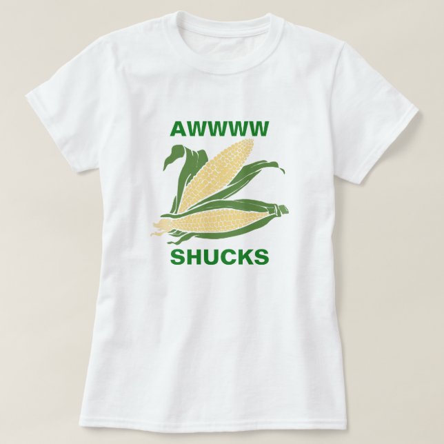 Camiseta Shucks de Awww (Frente do Design)