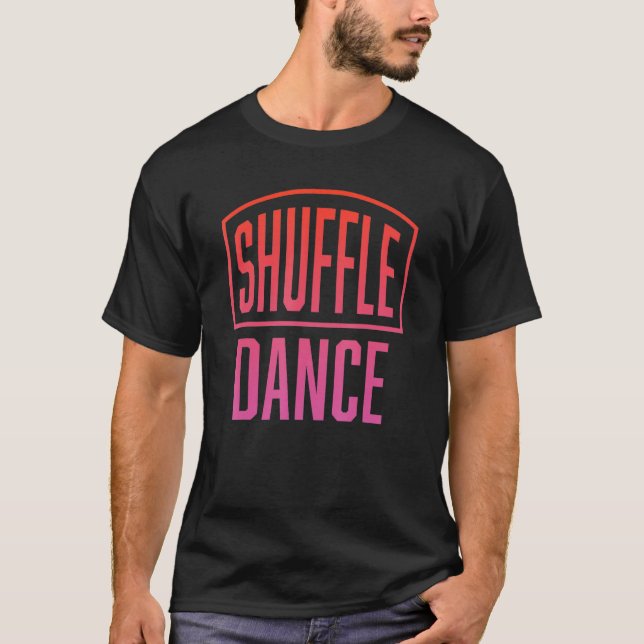 Camiseta Shuffle Dance Electronic Music Party Style (Frente)