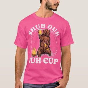 Camiseta Shuh Duh Fuh Bebendo Urso De Copo