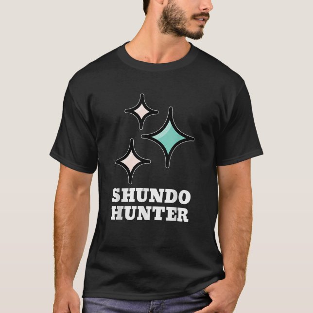 Camiseta Shundo Hunter Shiny Hunter Engraçado Jogador (Frente)
