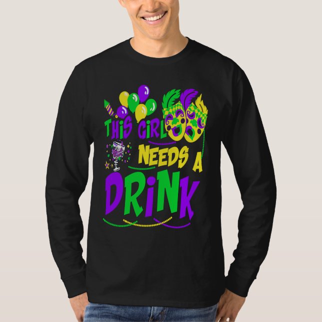 Camiseta Shut Up Liver You're Fine  Mardi Gras Parade Outfi (Frente)