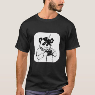 Camiseta Shutterbug Pandacorn with a camera