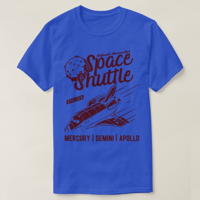 Camiseta Shuttle do Espaço (Frente do Design)