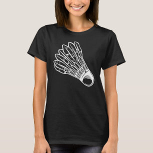 Camiseta Shuttlecock Badminton Team Player Treinador 2