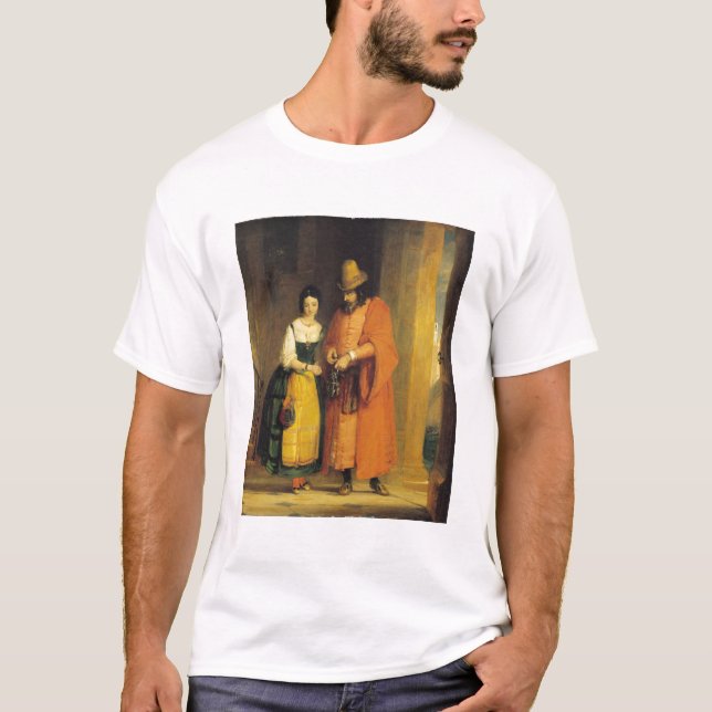 Camiseta Shylock e Jessica "do comerciante de Veneza", (Frente)