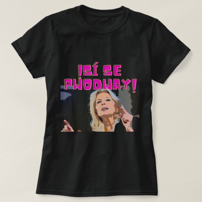 Camiseta Si Se Puede Jill Biden Butchers Espanhol Anti (Frente do Design)