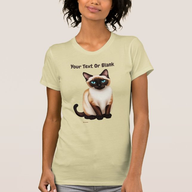 Camiseta Siamese Cat (Frente)