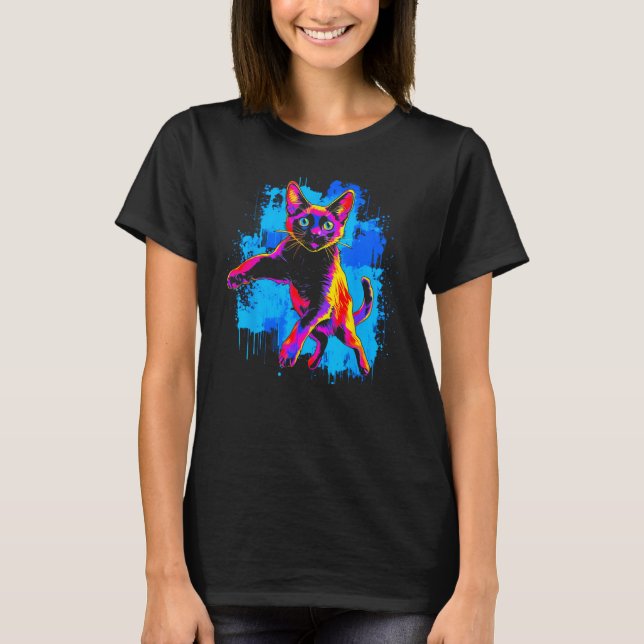 Camiseta Siamese Cat (Frente)
