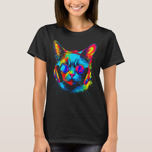 Camiseta Siamese Cat DJ Festival (Frente)