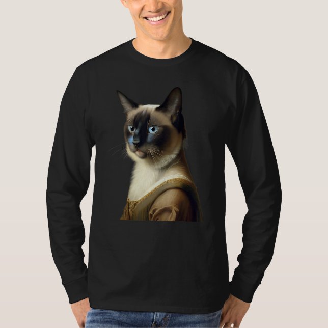 Camiseta Siamese Cat Funny Masterpiece (Frente)