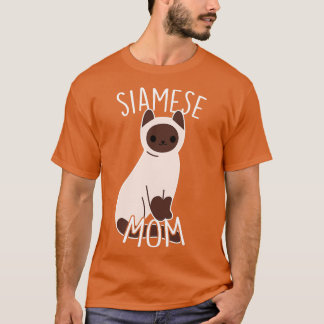 Camiseta Siamese Cat Mãe
