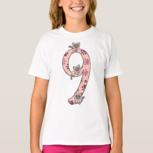 Camiseta Siamese Cat Nono Aniversário Para Crianças Gatos T