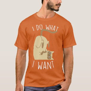 Camiseta Siamese Cat O Que Eu Quero
