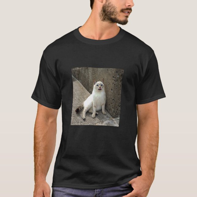Camiseta siamix gato sora_001 (Frente)
