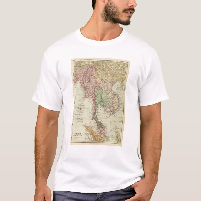 Camiseta Sião, Burma e Anam (Frente)