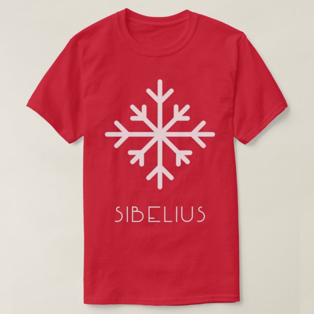 Camiseta Sibelius Composer Collection (Frente do Design)