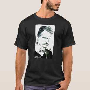 Camiseta Sibelius: desenho de Albert Engström (1904)